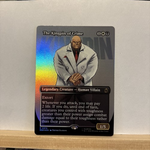 Borderless foil the kingpin - borderless, *foil*