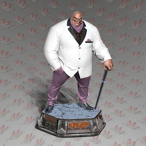 Kingpin marvel hand painted - hand,