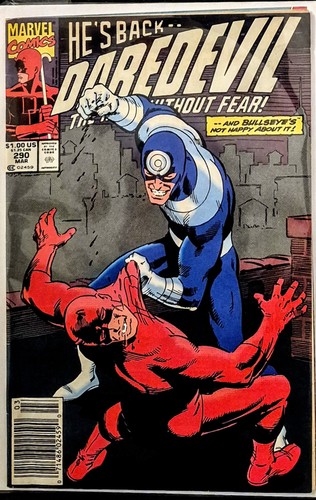 Daredevil 290 vfn bullseye - vfn,