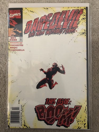 Marvel daredevil 380 newsstand - marvel,